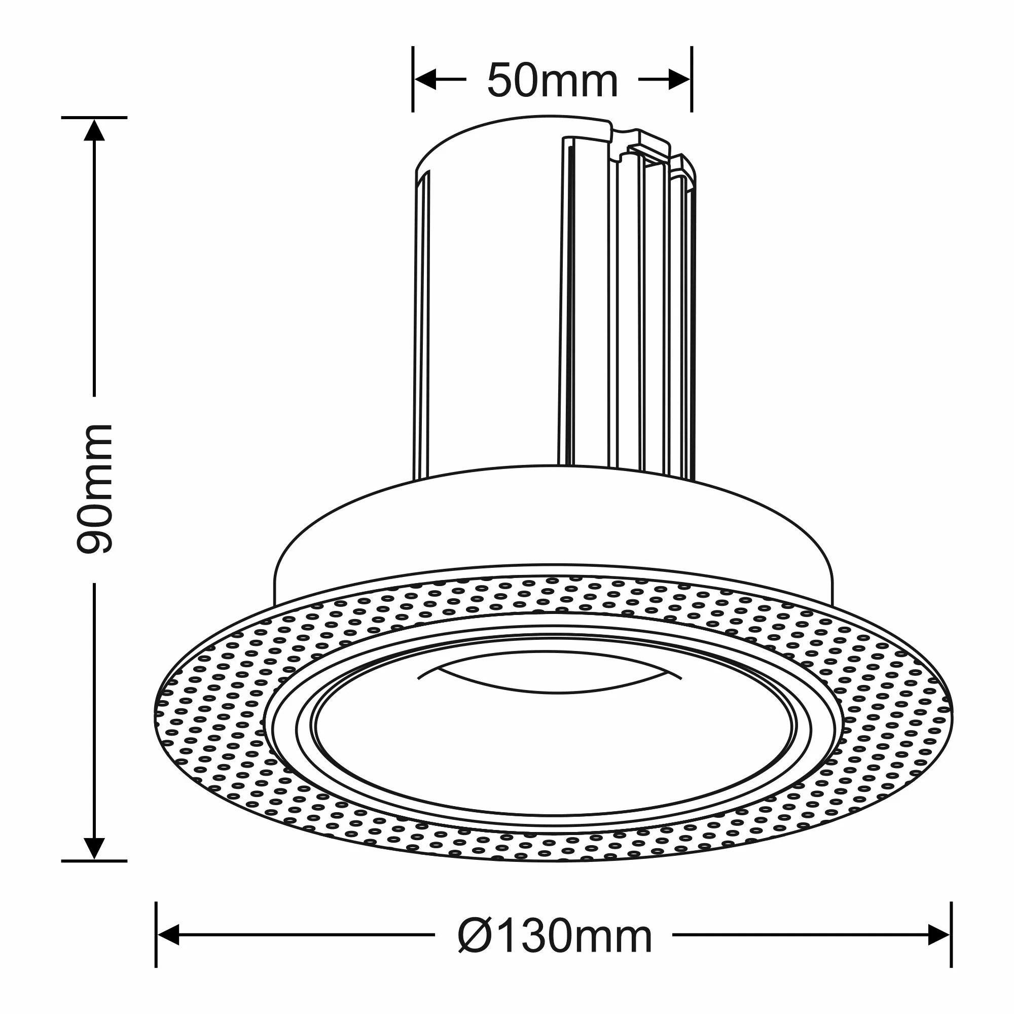 Bolor T 12 Recessed Ceiling Luminaires Dlux Round Recess Ceiling